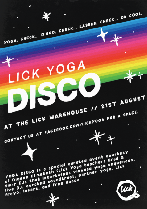 lick yoga disco